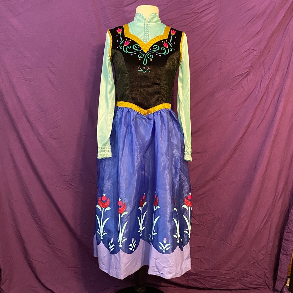 Disney Frozen Anna Costume Dress. Adult size 2-4.